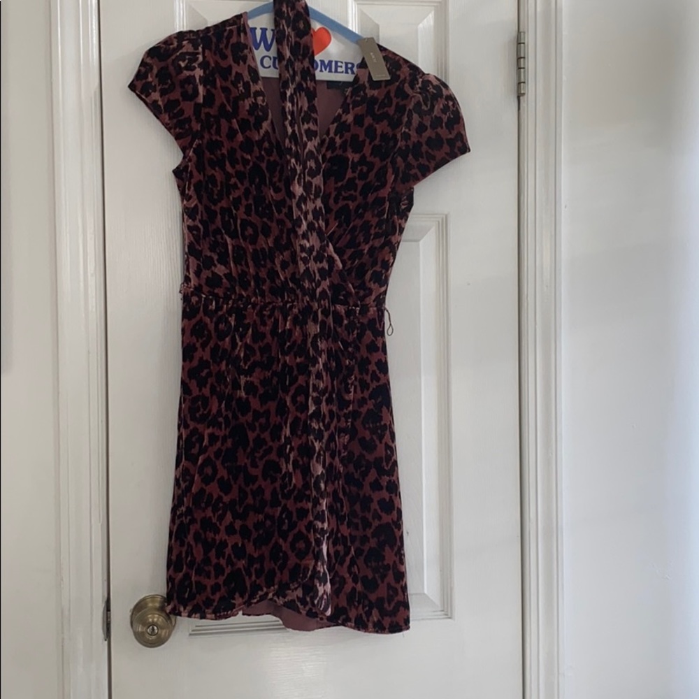 J Crew velvet mini-dress